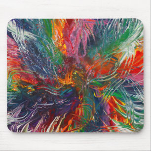 Colour Spectrum Pinwheel Mouse Pad