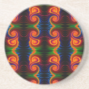 Colour Spectrum Swirl Coaster