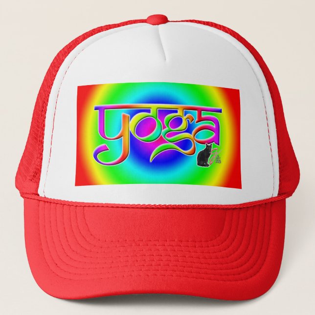 Colour Spectrum Yoga Trucker Hat (Front)