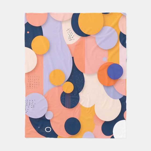 Colour Sphere Fusion Fleece Blanket (Front)