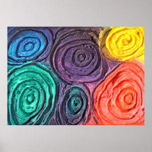 Colour spheres small poster