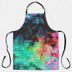 Colour Splash: Abstract Watercolor Art Apron