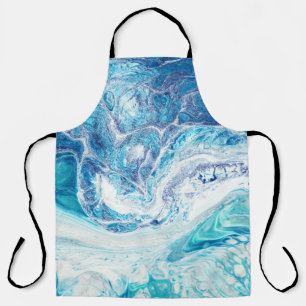 Colour Splash: Acrylic Abstract Background Apron