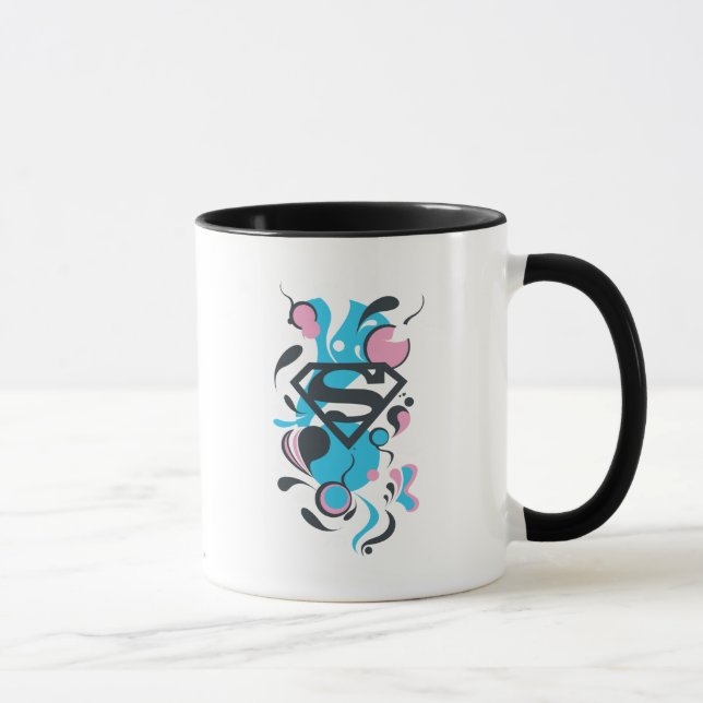 Colour Splash Blue Mug (Right)