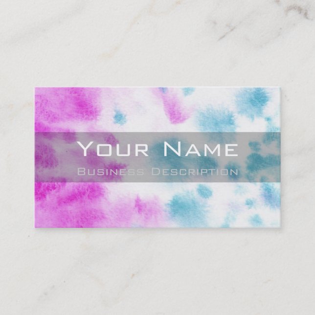 Colour splash Business Card (Front)