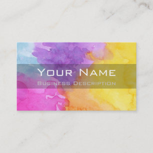 Colour splash Business Card