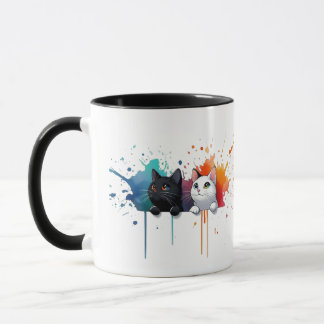 Colour Splash Cats Mug