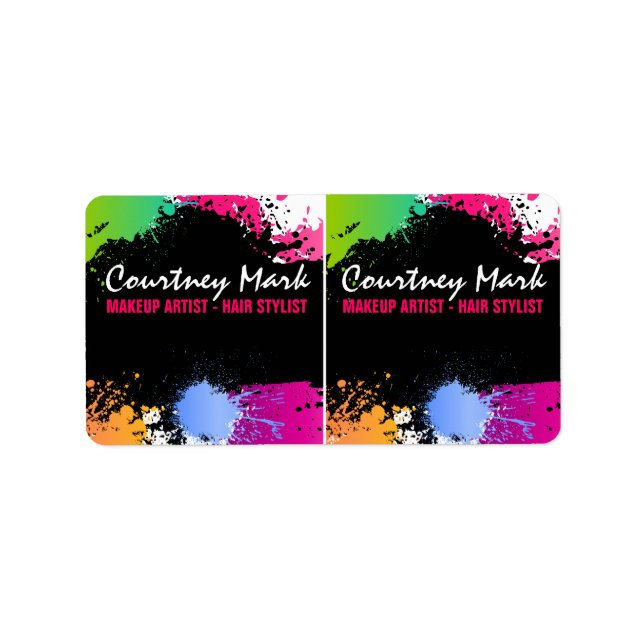 Colour Splash Custom Kit Product Label (Front)