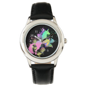 Colour Splash Fantasy Rainbow Unicorn Watch