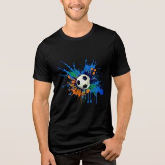 Colour Splash Football Tri-Blend Shirt