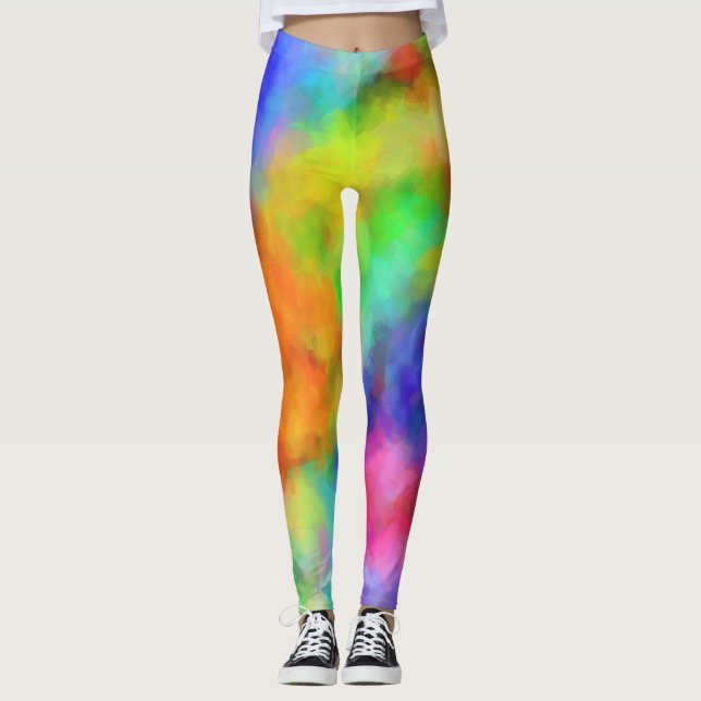Colour Splash Leggings (Front)