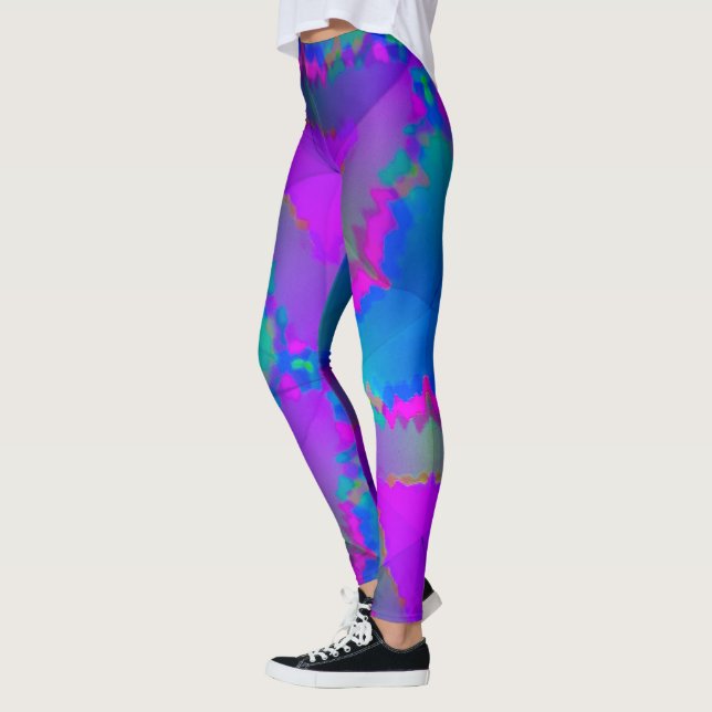 colour splash leggings (Left)