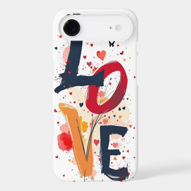 “Colour Splash Love” Phone Case ❤️🎨✨ (Back)