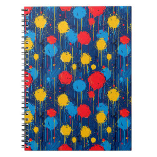 🎨 Colour Splash Notebook Abstract Art Gift Journa
