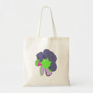 Colour Splash/ PopArt Flower Tote Bag