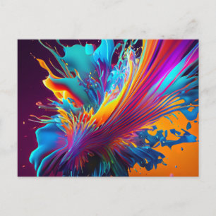 Colour Splash Postcard