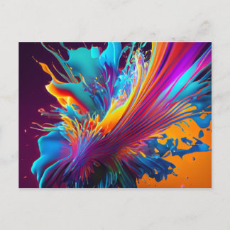 Colour Splash Postcard