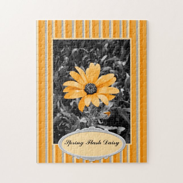Colour Splash Spring Flash African Daisy Photograp Jigsaw Puzzle (Vertical)