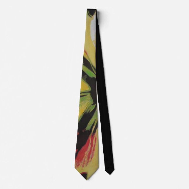 colour splashes original abstract art design tie (Front)