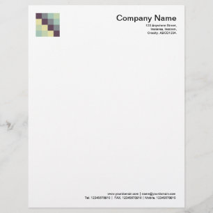 Colour Squares 011 Customised Letterhead
