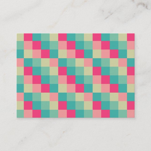 Colour Squares 013 Business Card (Front)