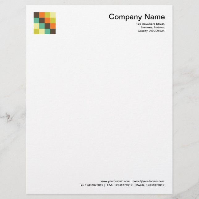 Colour Squares 014 Letterhead (Front)