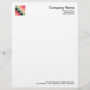 Colour Squares 015 Custom Letterhead