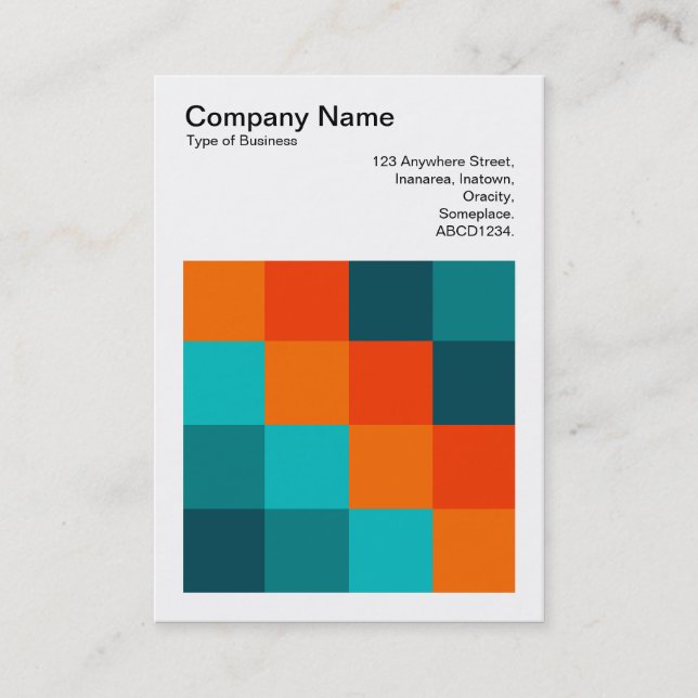 Colour Squares - 01 Business Card (Front)