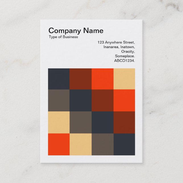 Colour Squares - 02 Business Card (Front)