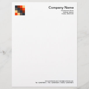 Colour Squares 02 Personalized Letterhead