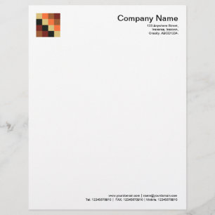 Colour Squares 04 Customized Letterhead