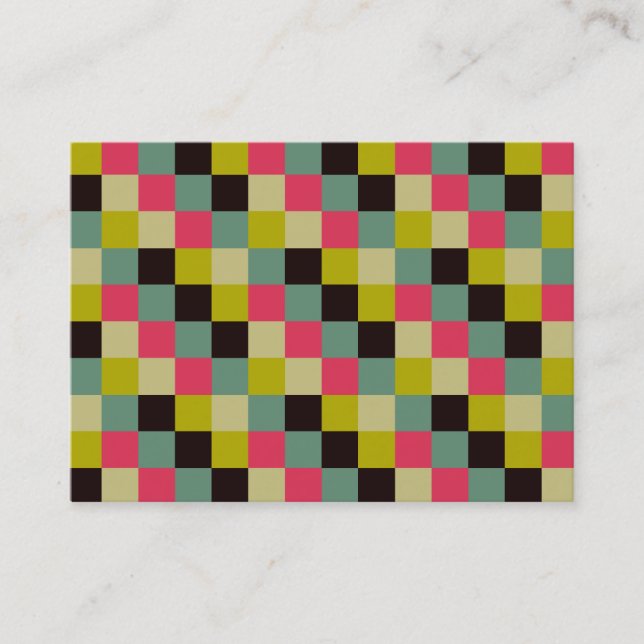 Colour Squares 06 Business Card (Front)