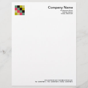 Colour Squares 06 Customised Letterhead