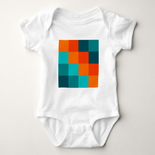 Colour Squares Baby Bodysuit