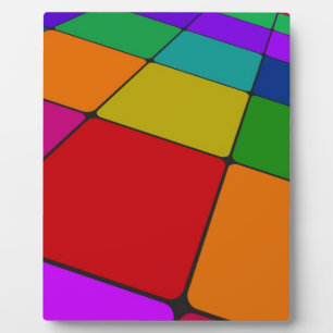 Colour Squares Plaque
