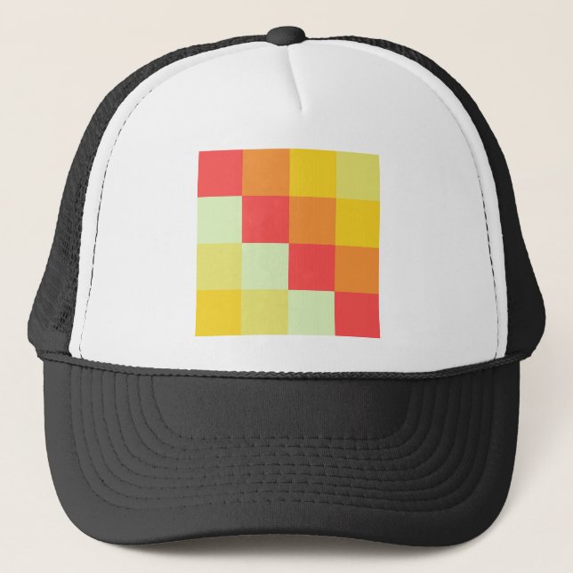 Colour Squares Trucker Hat (Front)
