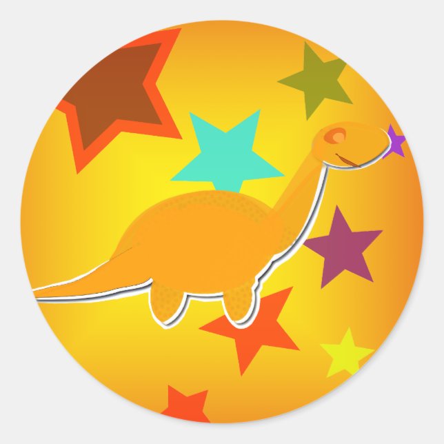 Colour Stars Dinosaur Stickers (Front)