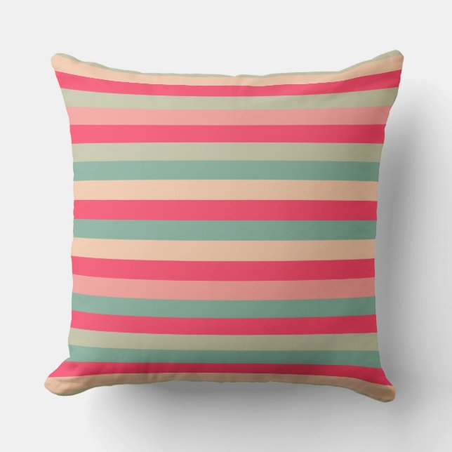 Colour Stiped 151214 (Larger Stripe) Cushion (Front)
