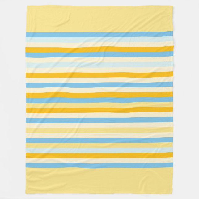 Colour Striped 131214 Fleece Blanket (Front)