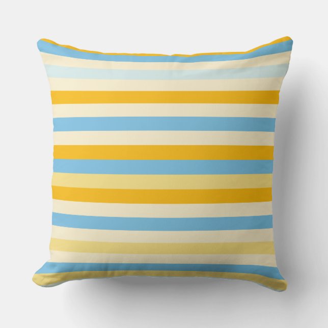 Colour Striped 131214 (Larger Stripe) Cushion (Front)