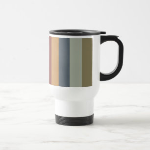 colour stripes colourful pastel travel mug