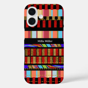 Colour Stripes Cool iPhone 16 Case