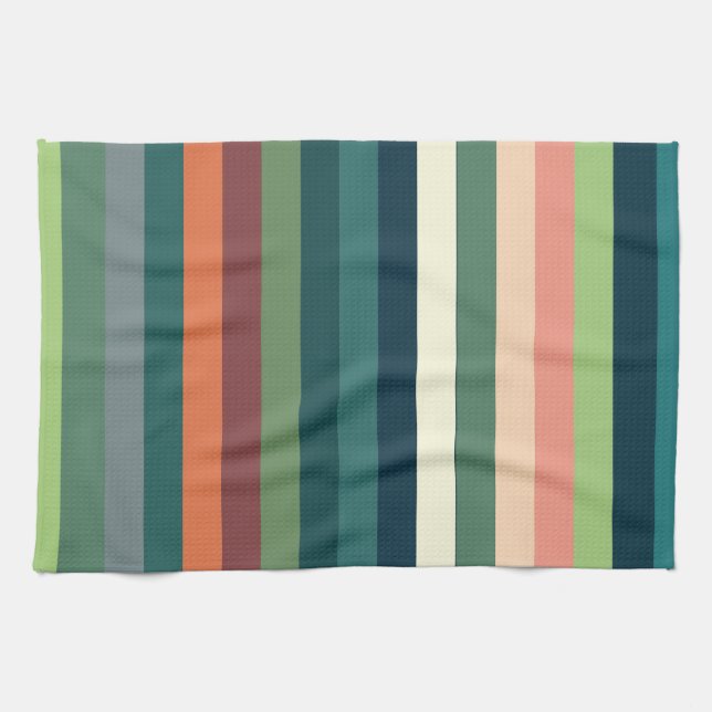 Colour Stripes Tea Towel (Horizontal)