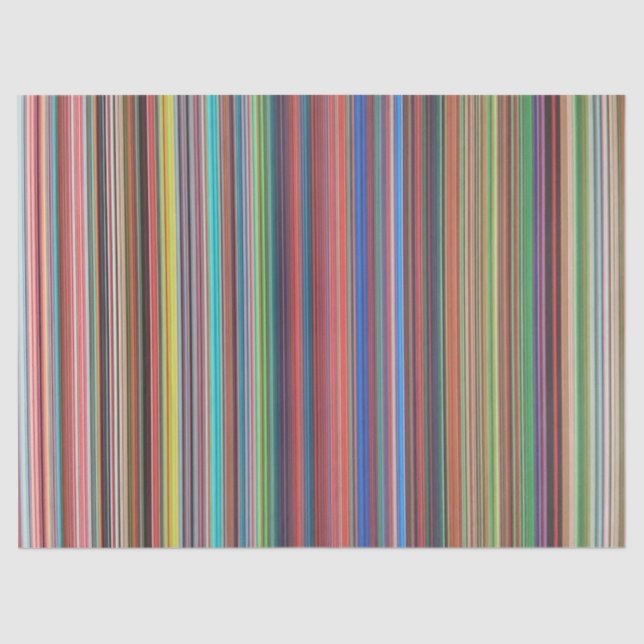colour stripes tissue paper (Front)