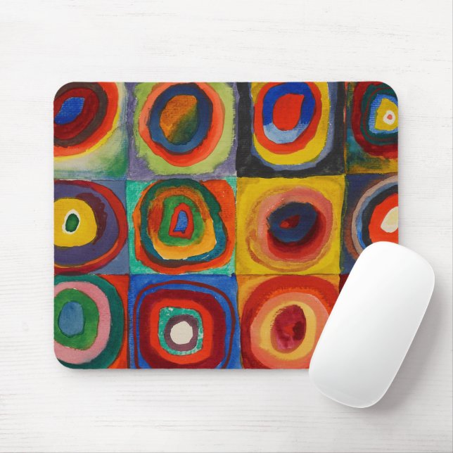 Colour Study, 1913 by Wassily Kandinsky Mouse Pad (With Mouse)