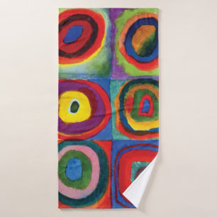 Colour Study by Wassily Kandinsky Bath Towel