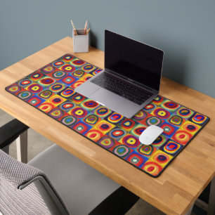 Colour Study by Wassily Kandinsky Desk Mat