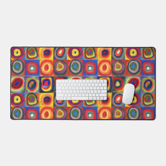 Colour Study by Wassily Kandinsky Desk Mat (Keyboard & Mouse)