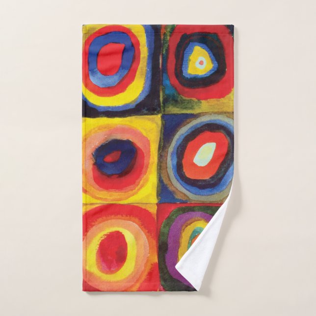Colour Study by Wassily Kandinsky Hand Towel (Hand Towel)