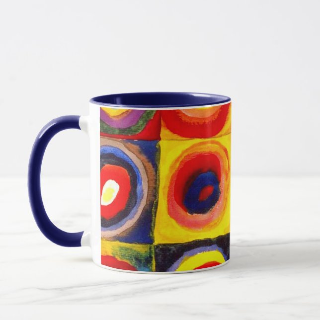 Colour Study by Wassily Kandinsky Mug (Left)